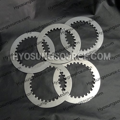 5pcs Clutch Driven Steel Plate Kit Hyosung GT250R GT250 GV250 - Click Image to Close