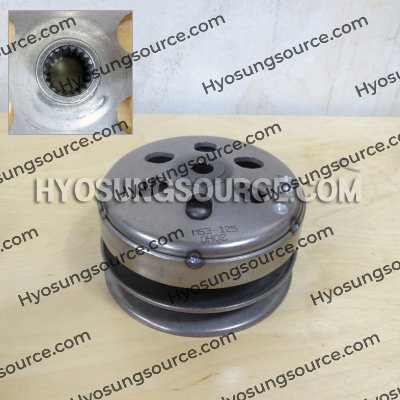 Genuine Rear Clutch Driven Pulley Assy 19 Tooth Hyosung MS3 125