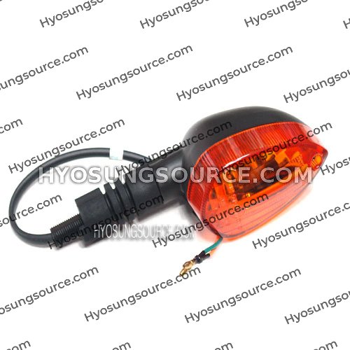 Genuine Front Left Turn Signal Amber Lens Daelim VJF125 - Click Image to Close