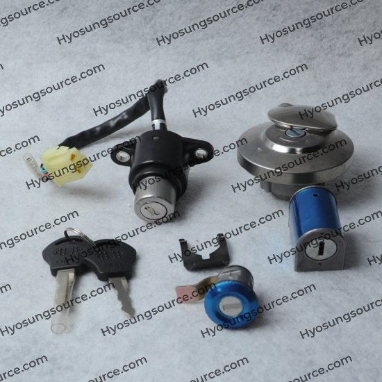 Aftermarket Ignition Key Switch Lock Set Daelim VT125 Evolution - Click Image to Close