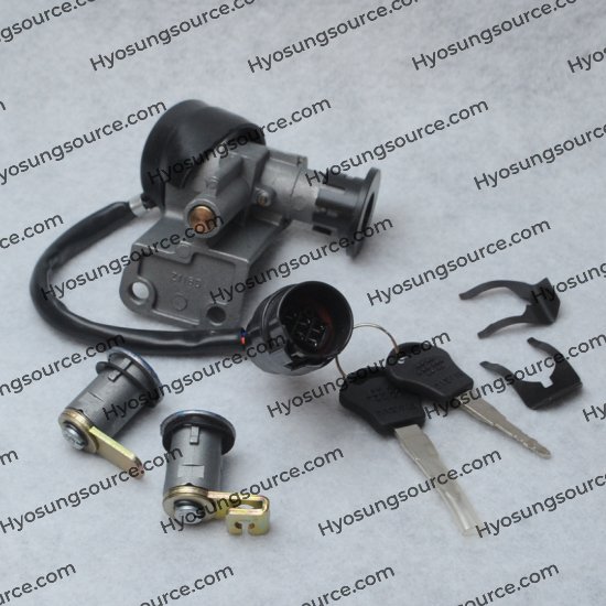 Aftermarket Ignition Key Switch Lock Set Hyosung SF50R RALLY 100 - Click Image to Close