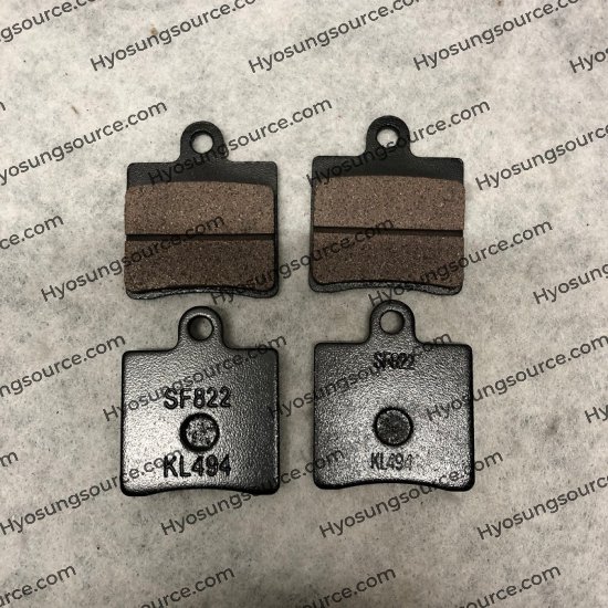 2 Pairs Genuine Front Brake Pad Set Daelim S-3 125 S-300 SV-250 - Click Image to Close