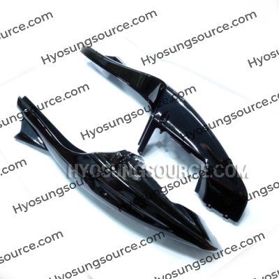 Genuine Rear Side Cover Set Black Hyosung GT250 GT250R GT650