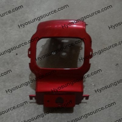 Genuine Rear Back Center Plastic Cover Light Red Hyosung SD50