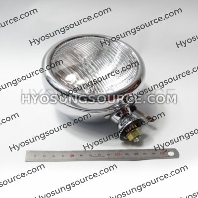 5" Fog Light Clear Lens Unit & Bulb/ Wiring VL125 GV250