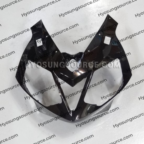 Genuine Front Upper Fairing Cowl Nose Black Daelim VJF125 VJF250 - Click Image to Close