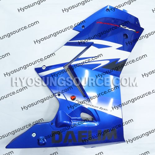 Genuine Lower Right Fairing Cowl Blue Daelim VJF125 - Click Image to Close