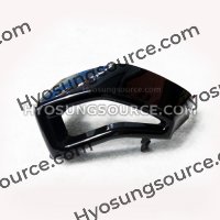Genuine Left Air Duct Cover Front Black Hyosung GV650