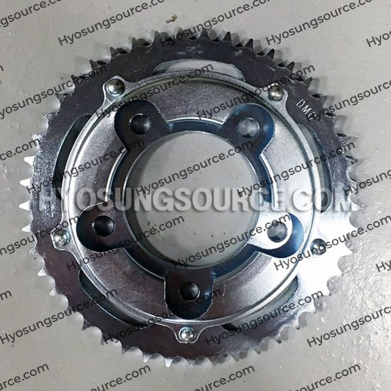 Genuine Rear Sprocket 5 Hole 45 Tooth Daelim VL 125 Fi (Daystar) - Click Image to Close