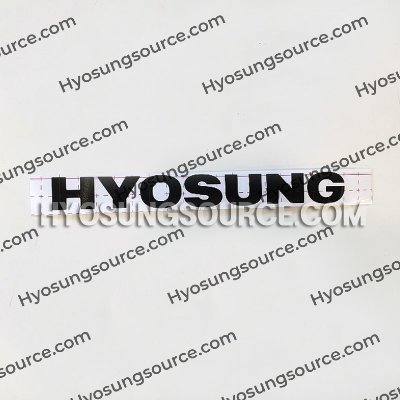 1X HYOSUNG SHIELD WINDOW GRAPHIC STICKER DECAL BLACK