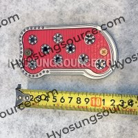 Non-Slip Brake Foot Pedal Pad Cover Large Red Hyosung Models
