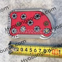Non-Slip Rear Brake Pedal Pad Cover Small Red Hyosung Models