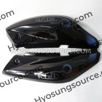 Genuine Left & Right Side Cover Set Black Hyosung RT125D