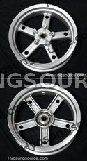 Genuine Rear wheel Rim Silver Hyosung MS3 250