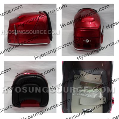 Genuine Luggage Trunk Top Case Red Daelim SQ125 S2 125 S2 250